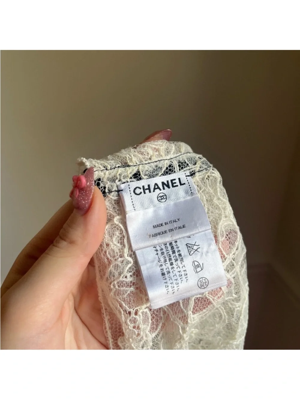 Chanel Two-Piece Lace Top
